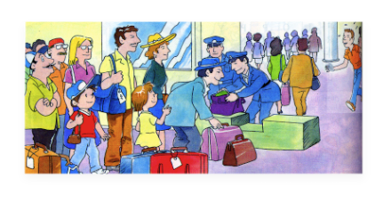 Can you see Uncle Edgar? He's wearing an orange shirt